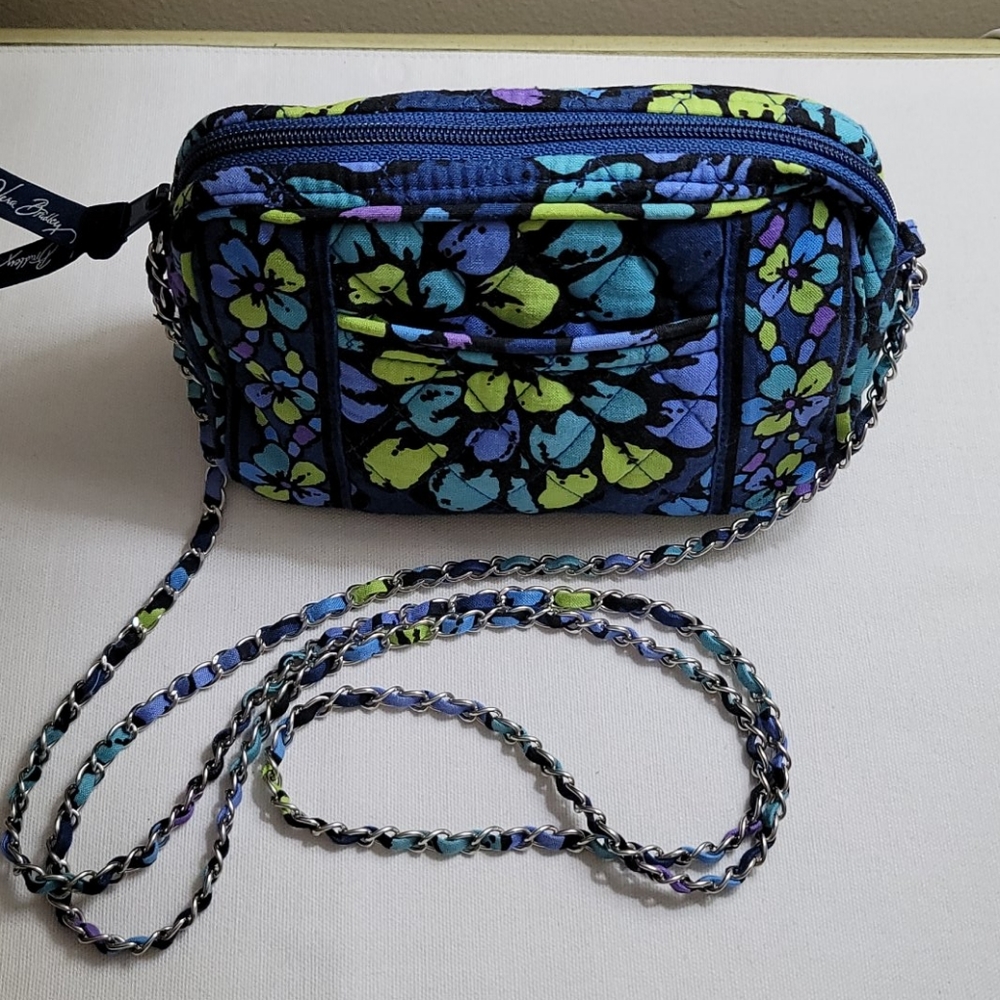 Vera Bradley Indigo Pop small crossbody